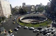 عکس | دیوارنگاره جدید میدان انقلاب به مناسبت ایام اربعین حسینی