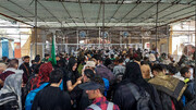 ازدحام مسافران نوروزی عتبات در مرز