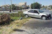 ببینید | سانحه برای خودروی حامل خبرنگاران در مسیر افتتاح طرح‌های هفته دولت | ۴ خبرنگار و راننده مجروح شدند