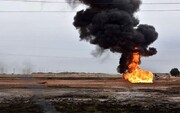 ببینید | آخرین جزئیات آتش سوزی مرگبار در نفت گوره - جاسک | ۲ سارق جان باختند