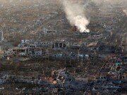 تصاویر آخرالزمانی از ویرانی‌های شهر باخموت | شهری که به خاک تبدیل شد