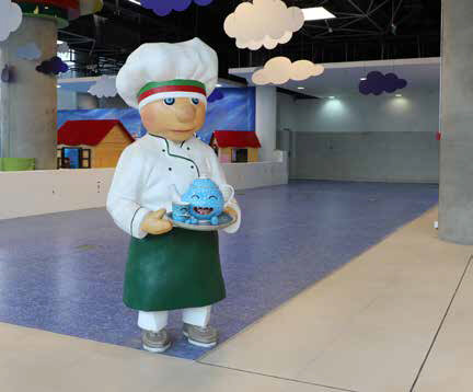 ملاقات با مجسمههای خاطرهانگیز|کلاه قرمزی و سندباد مهمان باغ کتاب