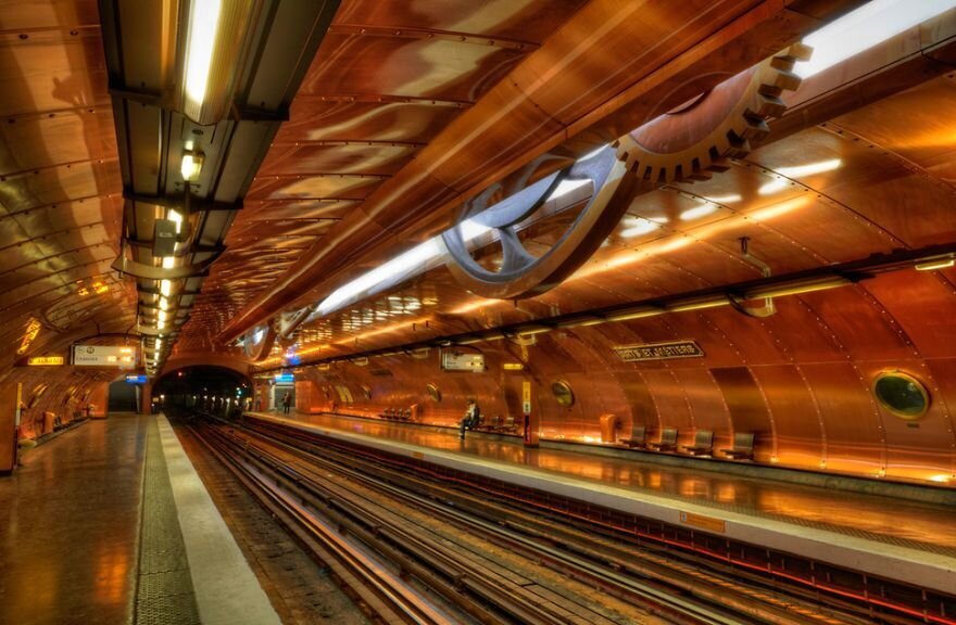 تصاویر زیباترین ایستگاه های متروی دنیا | مترو به مثابه اثر هنری