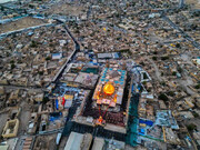 تصاویر هوایی از حرمین عسکریین در سامرا