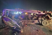 کشته شدن ۱۹ زائر اربعین در جاده سامرا - کاظمین ؛ ۱۲ ایرانی بین قربانیان |  ۱۱ مصدوم حادثه به بیمارستانی در عراق منتقل شدند