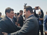 تصاویر | دیدار معاون رئیسی با نخست‌وزیر عراق در نقطه صفر مرزی