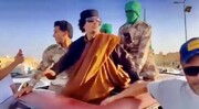 تصاویر جنجالی شباهت عجیب یک فرد با معمر قذافی در لیبی | فیلمی که پربازدیدترین شد