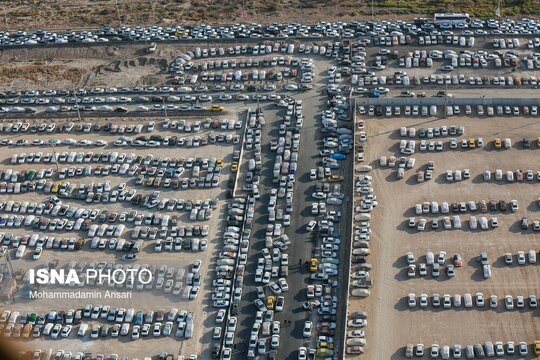 تصاویر هوایی از مرز شلمچه