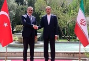 ببینید | نحوه استقبال امیرعبداللهیان از وزیر خارجه ترکیه در تهران