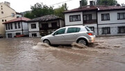 تصاویر بارندگی شدید در ترکیه | وقوع سیلاب در خیابان ها و معابر | ۳ نفر جان باختند