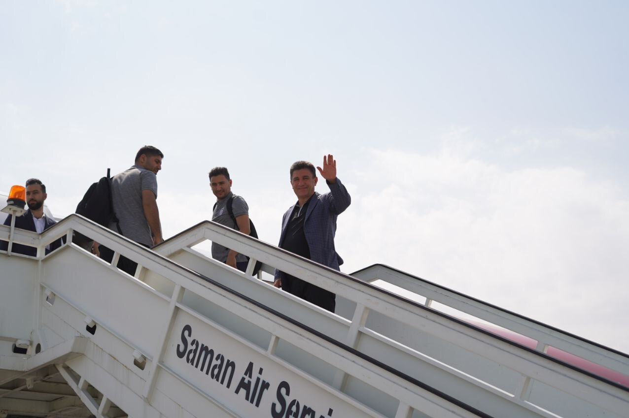 تیم ملی فوتبال به بلغارستان رفت