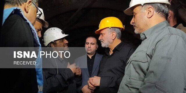 بازدید ۳  وزیر دولت سیزدهم از محل حادثه انفجار معدن طرزه