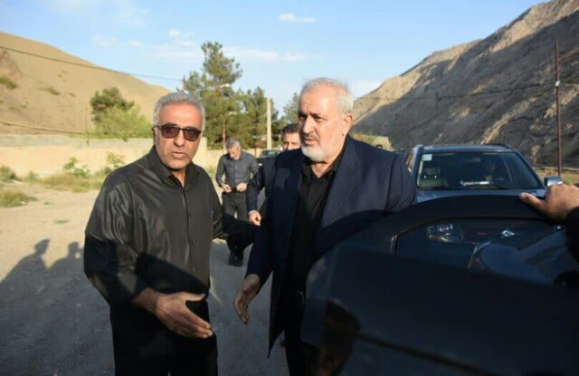 بازدید ۳ وزیر دولت سیزدهم از محل حادثه انفجار معدن طرزه