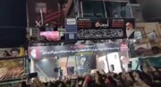 سر دادن شعار درباره رهبر انقلاب مقابل موکب فرقه شیرازی در کربلای معلی