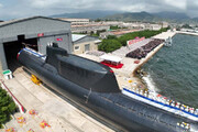 تصاویر نخستین زیردریایی هسته‌ای کره شمالی