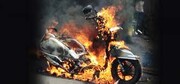 بببینید | برخورد و آتش گرفتن دو موتورسوار نمایشی در چین