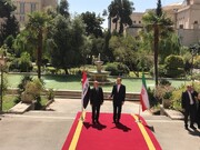 ببینید | نحوه استقبال امیرعبداللهیان از وزیر خارجه عراق در تهران