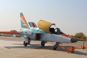 نخستین تصاویر پرواز Yak-۱۳۰ جدید نهاجا بر فراز آسمان اصفهان
