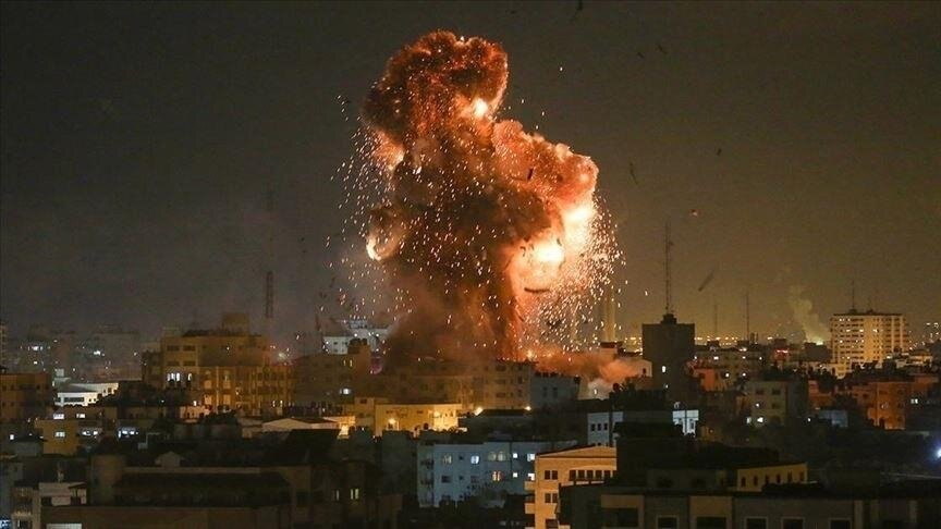 حمله اسرائیل به سوریه - آتش سوزی