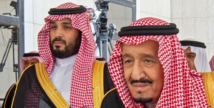 شاه و ولی‌عهد سعودی