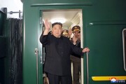 تصاویر بازدید رهبر کره شمالی از خط تولید جنگنده های سوخو | پایان سفر کیم به روسیه
