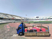 تصاویر ورود کامیون تجهیزات VAR به ورزشگاه آزادی | رونالدو و نیمار VAR را به ورزشگاه آزادی رساندند