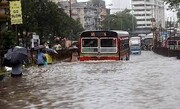 ببینید | باران‌های سیل‌آسا اینگونه این شهر هند را زیر آب برد