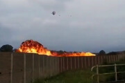 سقوط هواپیمای نظامی ترکیه | ویدئو