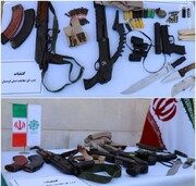 عکس |  تجهیزات ضبط شده از تروریست‌ها در سقز