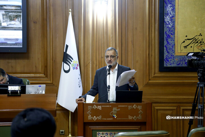 حضور شهردار تهران در صحن امروز شورای شهر
