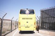 تصاویر اتوبوس‌های اختصاصی النصر در فرودگاه امام