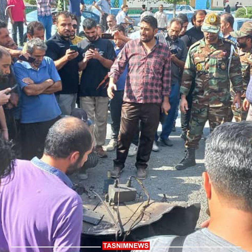 سقوط شی ناشناخته در گرگان با صدای مهیب | تصویر عامل صدای مهیب ؛ بمبگذاری شده است؟