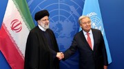 دیدار رئیس‌ جمهوری با دبیرکل سازمان ملل |  آمادگی ایران برای گسترش صلح در جهان | قدردانی گوترش از ایران