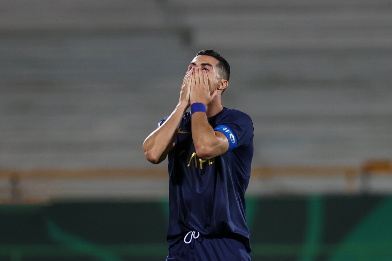 تصویری از بزرگترین افسوس رونالدو در ورزشگاه آزادی