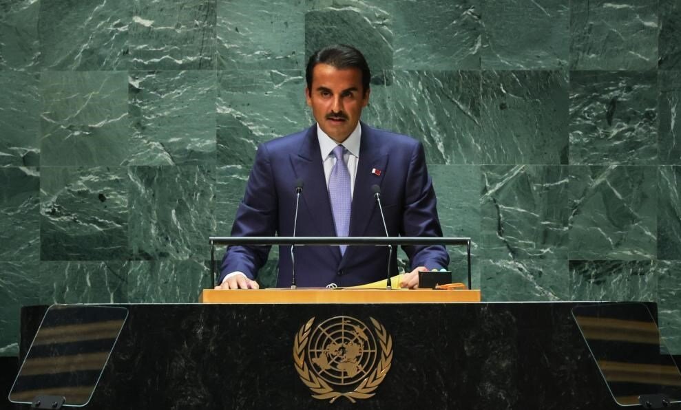 امیر قطر در سازمان ملل