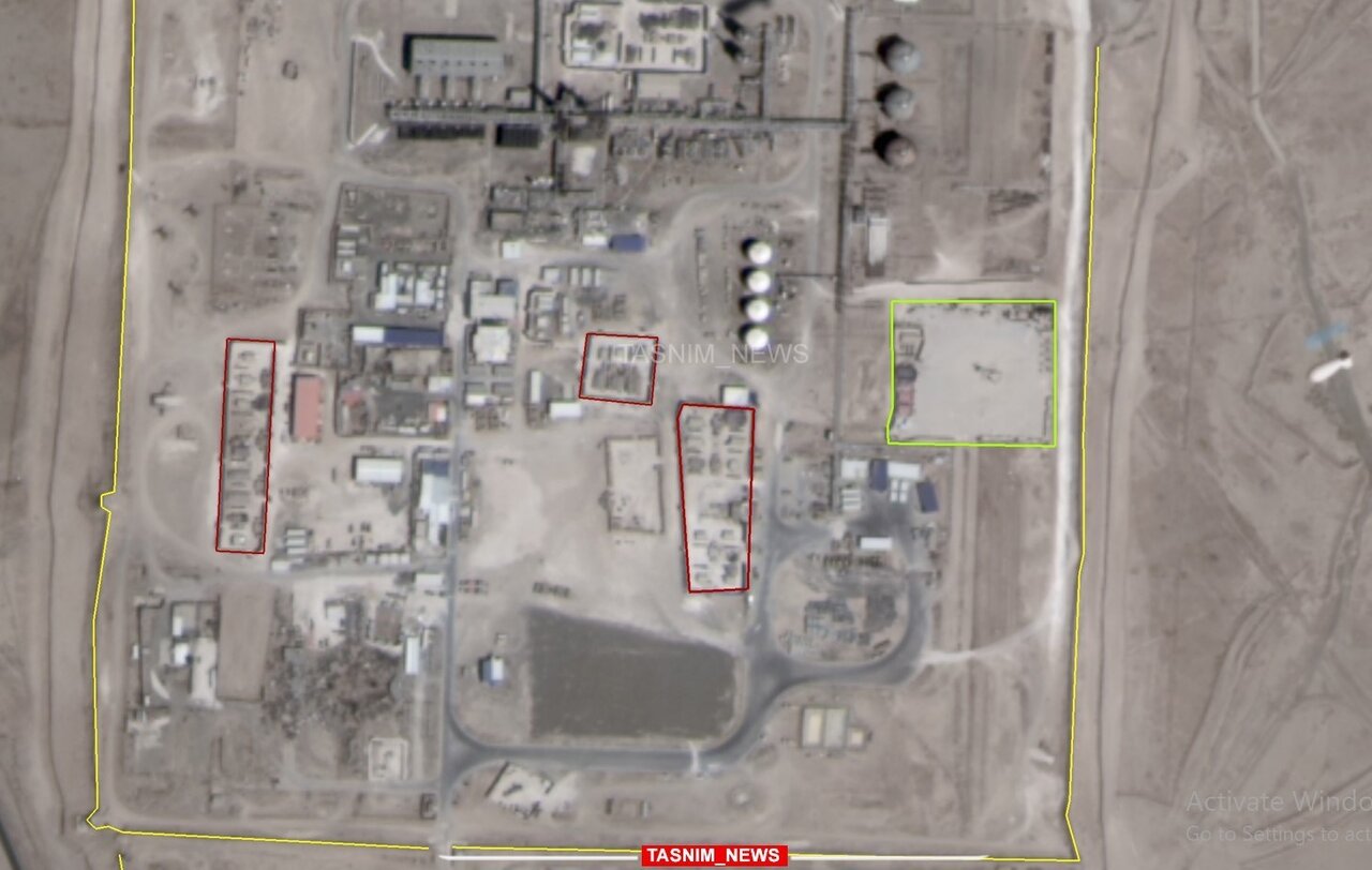 تصاویر ماهواره‌ای از تحرکات آمریکایی‌ها در بزرگترین میدان گازی سوریه
