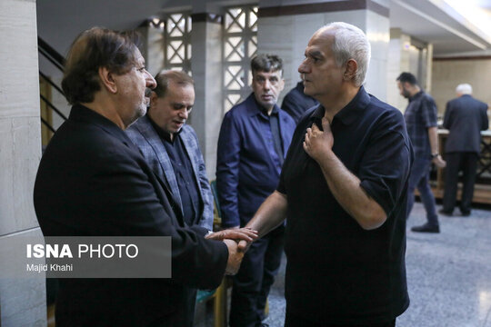 مراسم ختم مادر مجید مجیدی