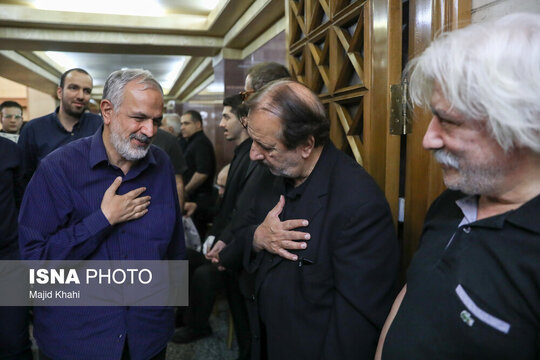 مراسم ختم مادر مجید مجیدی