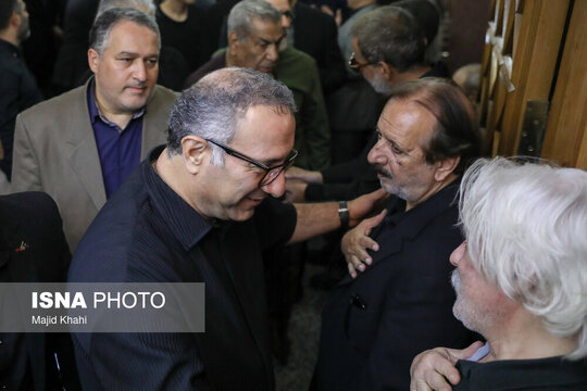 مراسم ختم مادر مجید مجیدی