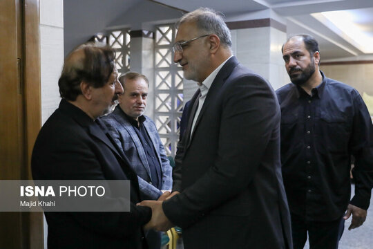 مراسم ختم مادر مجید مجیدی