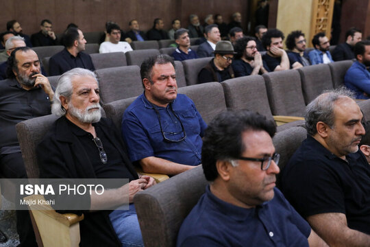 مراسم ختم مادر مجید مجیدی