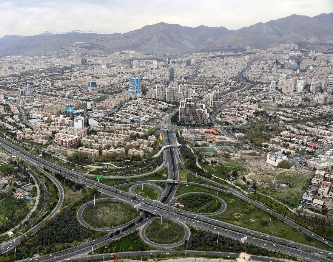 چشم انداز نمای شهر تهران