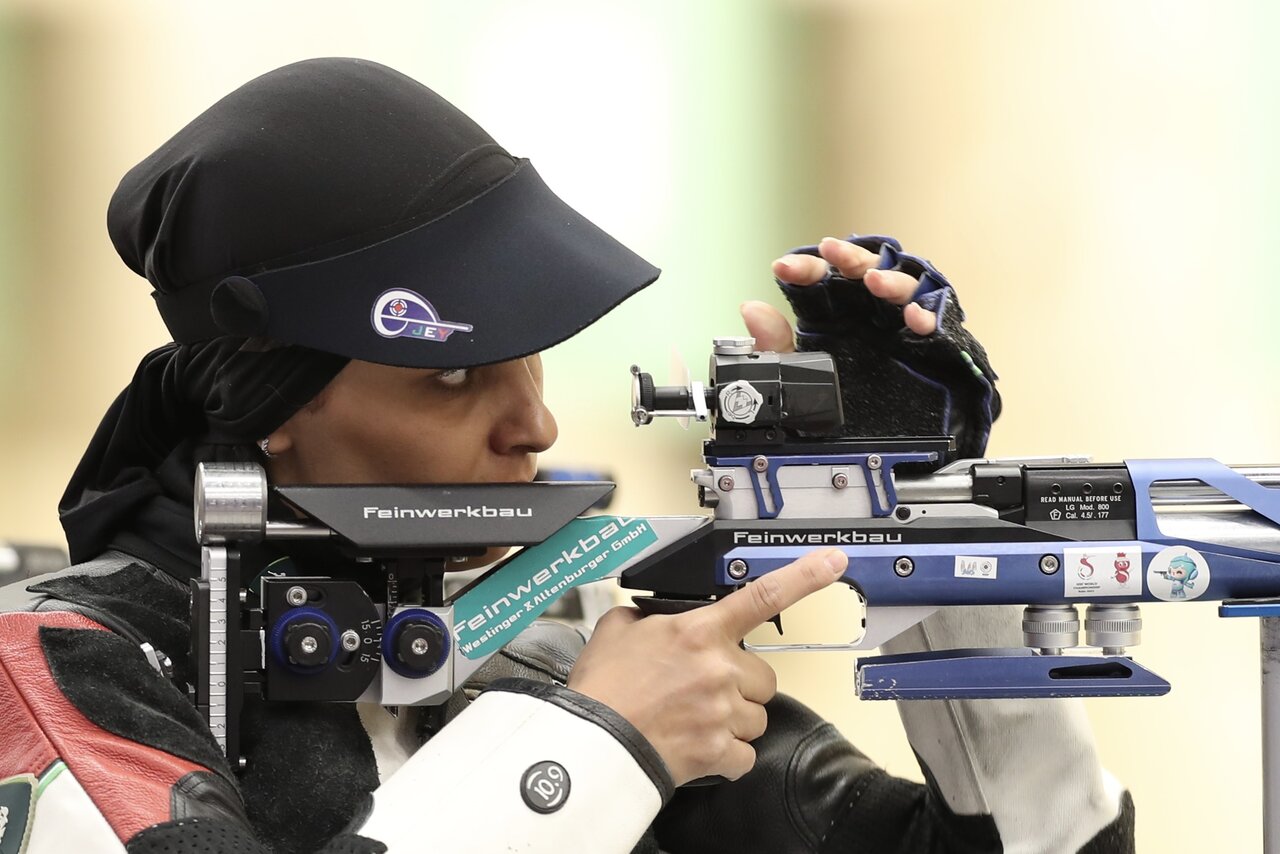 تیراندازی تفنگ بادی