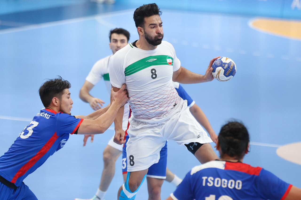 هندبال ایران مغولستان