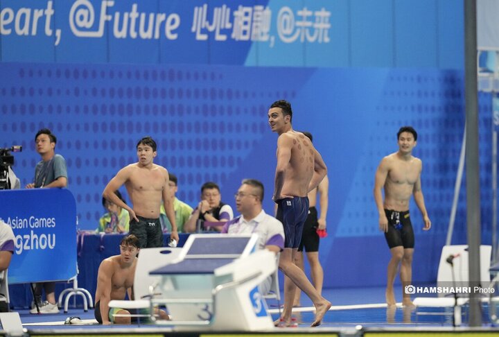 بازی آسیایی| تیم ملی شنا