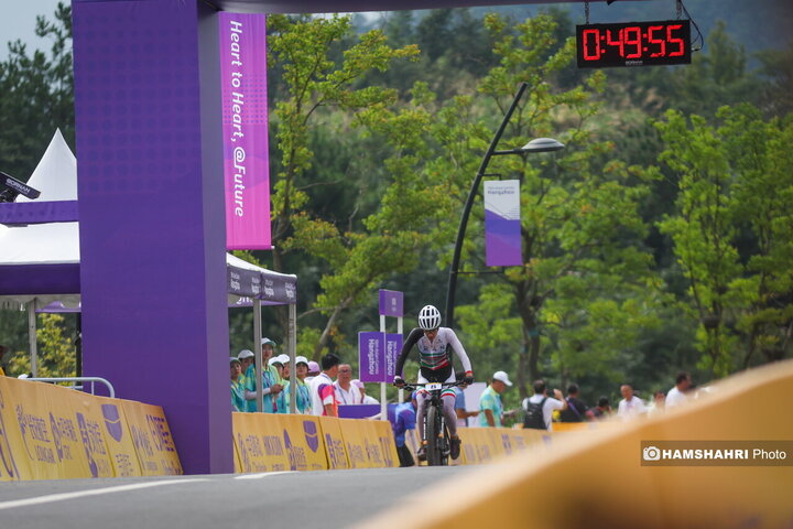 بازی های آسیایی| کسب مدال برنز دوچرخه سواری کوهستان