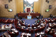 تصاویر حسن روحانی در جلسه امروز مجلس خبرگان | کنار چه کسانی نشسته است؟