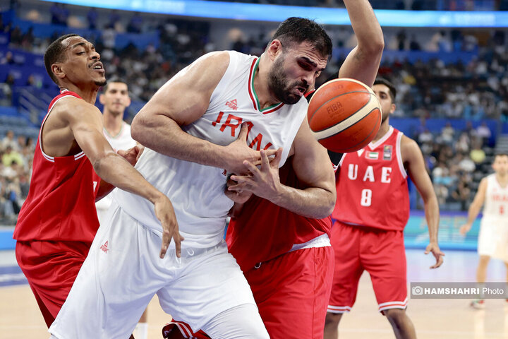 بازی های آسیایی| گذشتن تیم ملی بسکتبال ایران از سد امارات