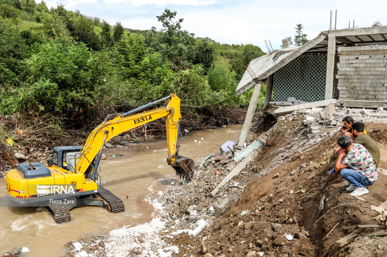 خسارت سیل به ۶ شهر مازندران