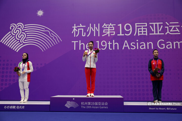 بازی های آسیایی|مدال نقره «زهرا کیانی» برای تالوی ایران